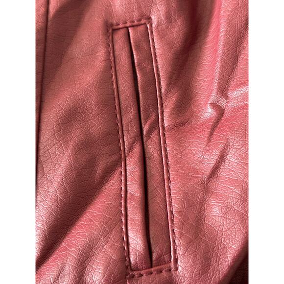 Womens Wet Seal Hooded Sweater Burgundy & Gray Color Size M Sleeveless - Picture 5 of 7